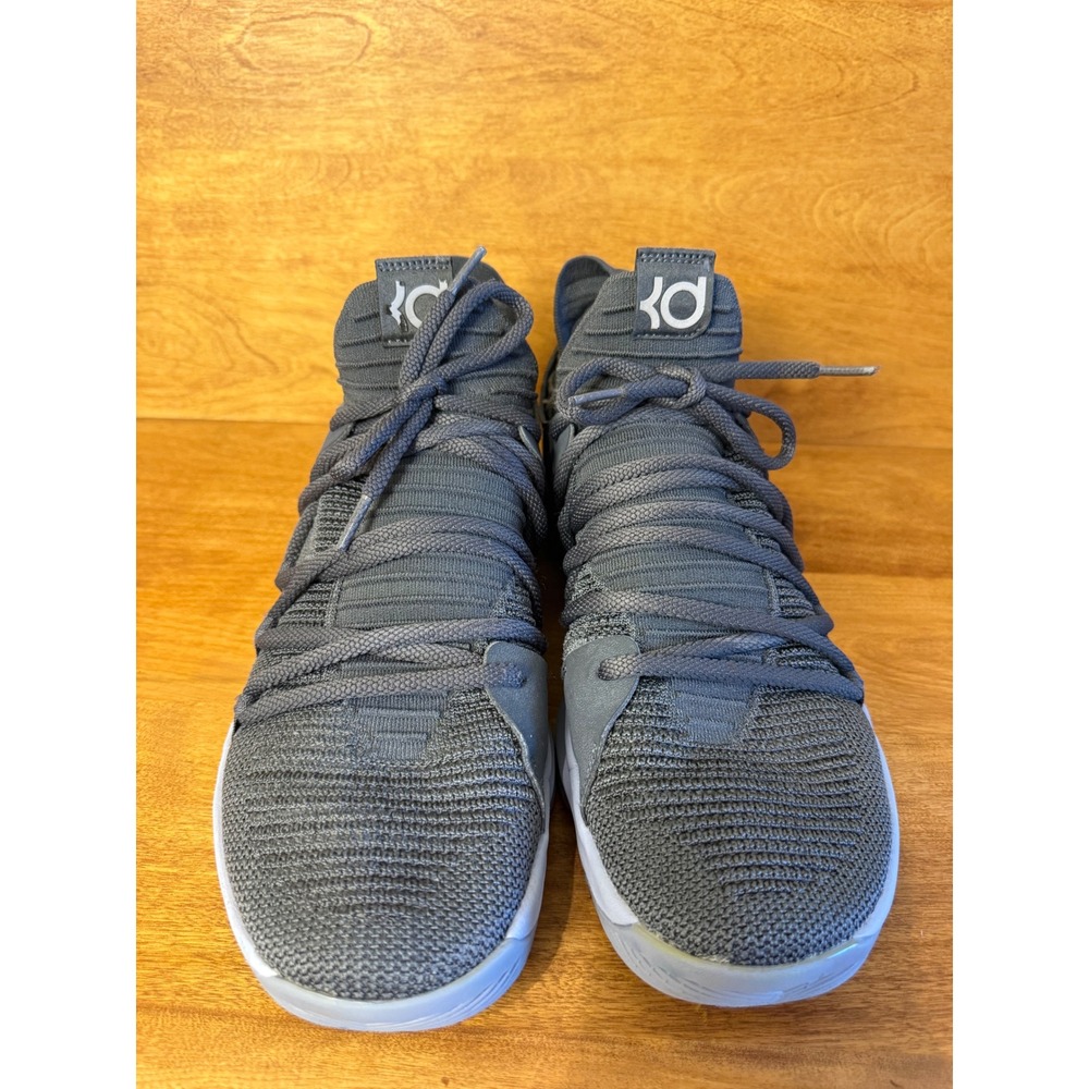 Nike Zoom KD 10 Wolf Grey Basketball Shoes Mens 10.5 Sneaker athletic shoe - Picture 2 of 11